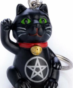 Best Sale ❤️ HOMEWARES Cats Black Cat Pentacle | KEYCHAIN 😀 -Alternative Accessories Elegant Store homewares black cat pentacle keychain 3 1b26049b c309 4e60 94d0 5e41cb886628 700x700