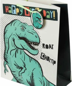 Buy ✨ HOMEWARES Dinosaurs Happy 🥳 Birthday Dinosauria [Large] | GIFT BAG 😍