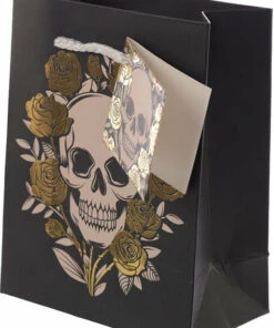 Best reviews of 👏 HOMEWARES Metallic Skulls And Roses [Small] | GIFT BAG 😀