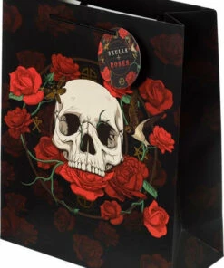 Outlet 🛒 HOMEWARES Skulls And Roses Red Roses [Large] | GIFT BAG ✔️
