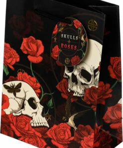 Best Sale ✔️ HOMEWARES Skulls And Roses Red Roses [Medium] | GIFT BAG 👏