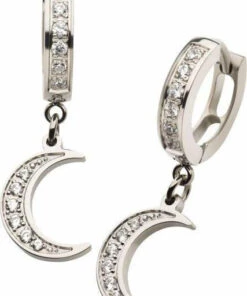 New 🔥 BODYVIBE The Moon Crescent Moon | EARRINGS 🔔