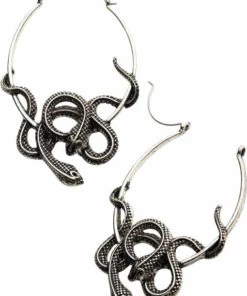 New ❤️ BODYVIBE All Twin Cobra | PLUG HOOP EARRINGS ⌛