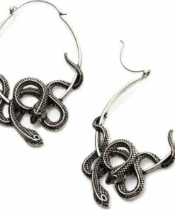 New ❤️ BODYVIBE All Twin Cobra | PLUG HOOP EARRINGS ⌛ -Alternative Accessories Elegant Store jewellery snake plug hoop earrings 1 549fb54f e274 4da2 b7ae f80d9ee41c8b 700x700