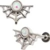 Outlet 🔔 BODYVIBE All Spider Web [Glitter White Opal] | LABRET 🎁 -Alternative Accessories Elegant Store jewellery spider web glitter white opal labret 1 4b5bbd0c 4b6b 4672 ace8 f1c19b7da502 700x700