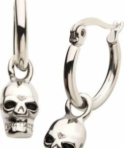 Promo 🔔 BODYVIBE Punky Colour Skull [Stainless Steel] | EARRINGS ✨