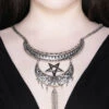 Hot Sale 🔔 KILLSTAR Pentacles & Pentagrams Ancestral Night [Silver] | NECKLACE* 😍 -Alternative Accessories Elegant Store killstar ancestral night silver necklace 2 749cede9 d785 4fe2 8c9c ee2f2422589f 700x700