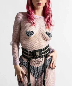 Top 10 🥰 KILLSTAR Fetish Baby Hex [Black] | SUSPENDER BELT ⌛