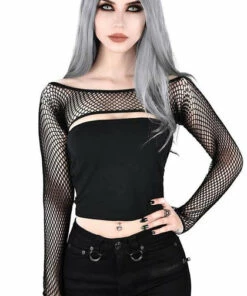 Budget 💯 KILLSTAR Fetish Bite Me | FISHNET BOLERO 😀