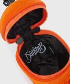 Top 10 ❤️ KILLSTAR Skulls Grave Digger [Orange Velvet] | COIN PURSE ⌛ -Alternative Accessories Elegant Store killstar grave digger orange velvet coin purse 4 700x700