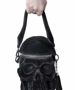 Best deal 😍 KILLSTAR 🦇 Halloween Grave Digger [Black Velvet] | SKULL 👜 HANDBAG" 🌟