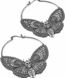 Alternative Accessories Elegant Store -Alternative Accessories Elegant Store killstar night flutter hoop earrings 1 700x700