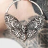 Cheapest 🎁 KILLSTAR The Moon Night Flutter | HOOP EARRINGS 🧨 -Alternative Accessories Elegant Store killstar night flutter hoop earrings 2 700x700