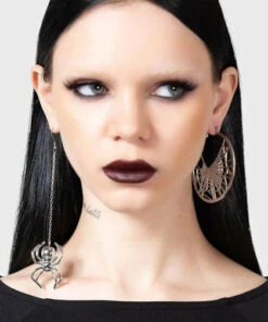 Cheapest ❤️ KILLSTAR All Vicious Web | HOOP EARRINGS 😍 -Alternative Accessories Elegant Store killstar vicious web hoop earrings 2 18a7da34 d368 4a46 a46c b80372c5d8a4 700x700