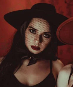 Buy 🔔 LIVELY GHOSTS All Veiled [Black] | HAT` 😀 -Alternative Accessories Elegant Store lively ghosts veiled black hat 4 1daed252 fe1a 4e64 9098 8ddb450aae6a 700x700