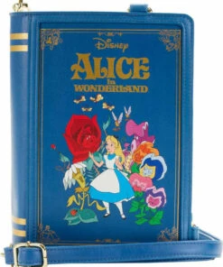 Best deal 😉 LOUNGEFLY Alice In Wonderland: 1951 Book | CONVERTIBLE CROSSBODY BAG ⭐