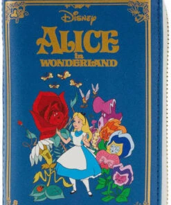 Flash Sale 😀 LOUNGEFLY Alice In Wonderland: 1951 Book | ZIP PURSE 👏