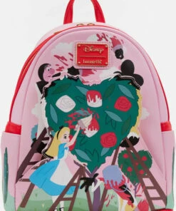 Flash Sale 🛒 LOUNGEFLY Alice In Wonderland: Painting Roses | MINI 🎒 BACKPACK 🎁