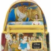Outlet ❤️ LOUNGEFLY Beauty & The Beast Beauty And The Beast: Scenes | MINI 🎒 BACKPACK 🔔