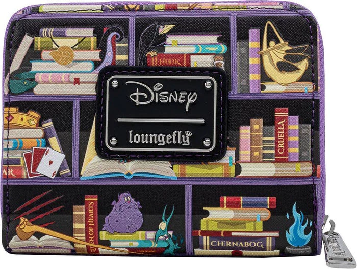 Budget ๐ LOUNGEFLY Disney: Villains Books | ZIP AROUND PURSE โญ 3 Budget ๐ LOUNGEFLY Disney: Villains Books | ZIP AROUND PURSE โญ