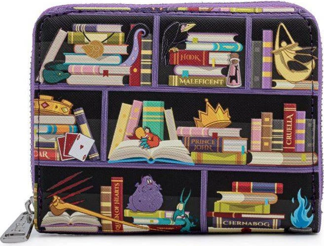 Budget ๐ LOUNGEFLY Disney: Villains Books | ZIP AROUND PURSE โญ 6 Budget ๐ LOUNGEFLY Disney: Villains Books | ZIP AROUND PURSE โญ - Image 4