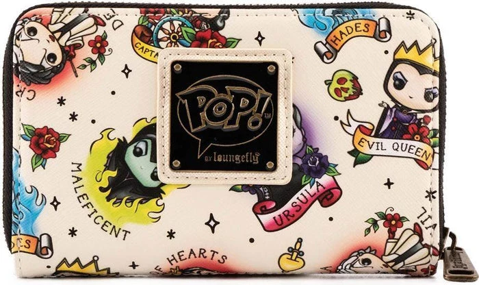 Best deal π₯° LOUNGEFLY Disney | Villains Tattoo ZIP PURSE 𧨠3 Best deal π₯° LOUNGEFLY Disney | Villains Tattoo ZIP PURSE π§¨