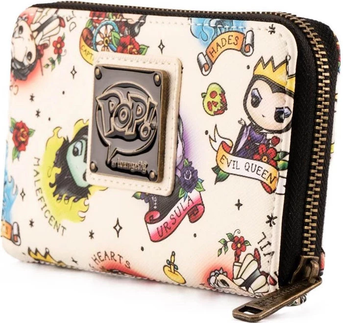 Best deal π₯° LOUNGEFLY Disney | Villains Tattoo ZIP PURSE 𧨠7 Best deal π₯° LOUNGEFLY Disney | Villains Tattoo ZIP PURSE 𧨠- Image 5