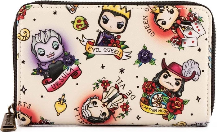 Best deal π₯° LOUNGEFLY Disney | Villains Tattoo ZIP PURSE 𧨠5 Best deal π₯° LOUNGEFLY Disney | Villains Tattoo ZIP PURSE 𧨠- Image 3