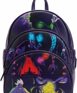New π₯° LOUNGEFLY Disney Villains: Triple Pocket Glow | MINI π BACKPACK β