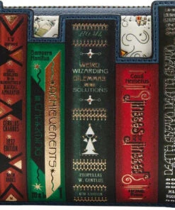 Cheap β€οΈ LOUNGEFLY Harry Potter Fantastic Beasts 3: Magical Books | ZIP PURSE βοΈ