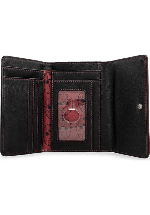 Promo β¨ LOUNGEFLY Friday The 13th | Jason Mask TRIFOLD PURSE* π 5 Promo β¨ LOUNGEFLY Friday The 13th | Jason Mask TRIFOLD PURSE* π - Image 3