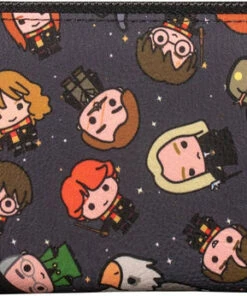 Cheap 😉 LOUNGEFLY Harry Potter: Chibi Print | ZIP-AROUND PURSE* 🧨
