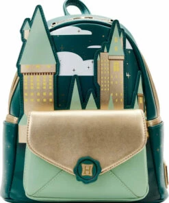 Brand new 🥰 LOUNGEFLY Harry Potter: Golden Hogwarts | MINI 🎒 BACKPACK* 🔔