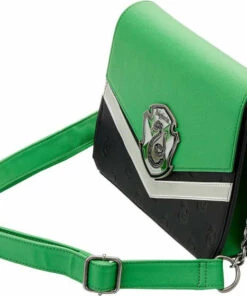Buy 🎉 LOUNGEFLY Harry Potter: Slytherin Chain Strap | CROSSBODY BAG ⭐ -Alternative Accessories Elegant Store loungefly harry potter slytherin chain strap crossbody bag 4 700x700