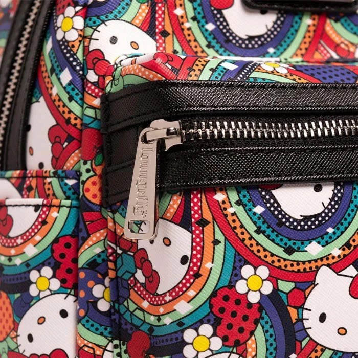 New π LOUNGEFLY Cats Hello Kitty: Abstract | MINI π BACKPACK π 6 New π LOUNGEFLY Cats Hello Kitty: Abstract | MINI π BACKPACK π - Image 4