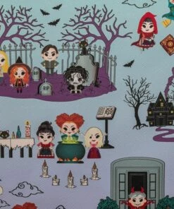 Promo 👏 LOUNGEFLY Disney Hocus Pocus: Scene | ZIP AROUND PURSE 💯 -Alternative Accessories Elegant Store loungefly hocus pocus scene zip around purse 4 83c9faff 664b 412b 9a64 60fb02a56fa1 700x700