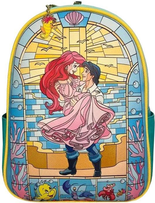Best deal π₯° LOUNGEFLY Disney Little Mermaid: Stain Glass | π BACKPACK* π₯ 3 Best deal π₯° LOUNGEFLY Disney Little Mermaid: Stain Glass | π BACKPACK* π₯