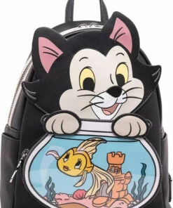 Brand new ✨ LOUNGEFLY Cats Pinocchio 1940: Figaro | MINI 🎒 BACKPACK 🔔
