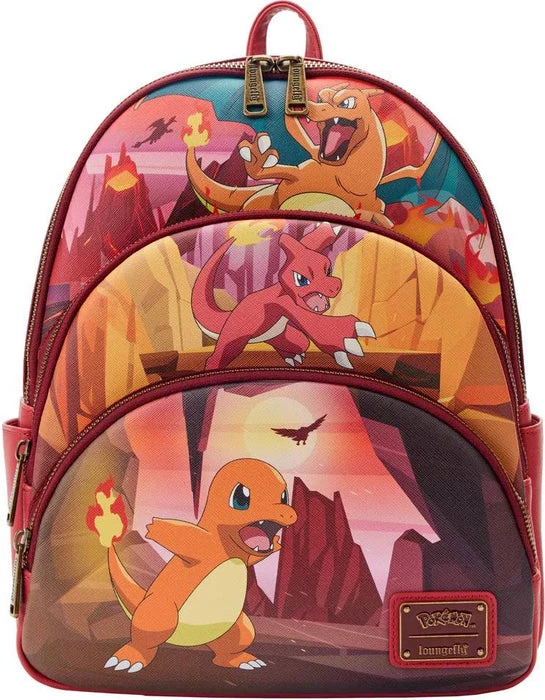 Top 10 π LOUNGEFLY Anime & Manga Pokemon: Charmander Evolutions | 3 POCKET π BACKPACK π 3 Top 10 π LOUNGEFLY Anime & Manga Pokemon: Charmander Evolutions | 3 POCKET π BACKPACK π