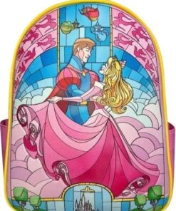 Promo 😍 LOUNGEFLY Disney Sleeping Beauty: Stain Glass | 🎒 BACKPACK* 🎁