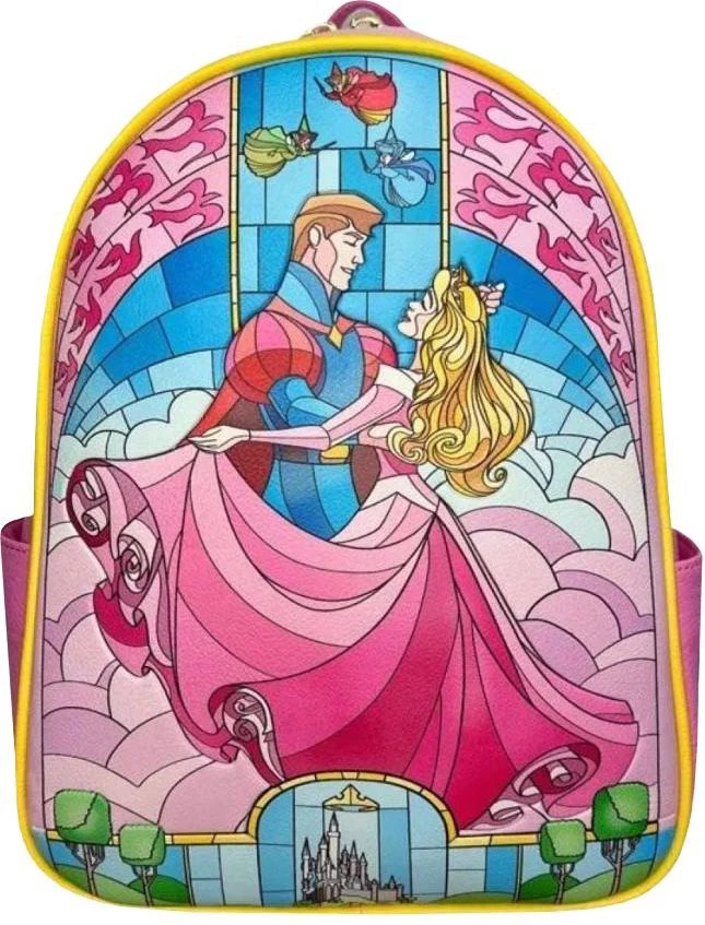 Promo π LOUNGEFLY Disney Sleeping Beauty: Stain Glass | π BACKPACK* π 3 Promo π LOUNGEFLY Disney Sleeping Beauty: Stain Glass | π BACKPACK* π
