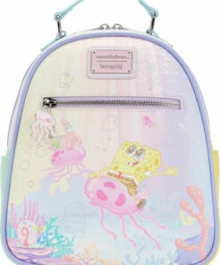Hot Sale π€© LOUNGEFLY All SpongeBob | Jellyfishing Pastel MINI π BACKPACK π