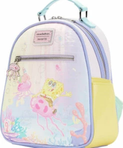 Hot Sale 🤩 LOUNGEFLY All SpongeBob | Jellyfishing Pastel MINI 🎒 BACKPACK 😉 -Alternative Accessories Elegant Store loungefly spongebob jellyfishing pastel mini backpack 2 872a5172 93fb 4287 8421 7c9210f131b5 700x700