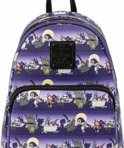 Flash Sale 😍 LOUNGEFLY The Nightmare Before 🔔 Christmas: 🦇 Halloween | MINI 🎒 BACKPACK 🧨