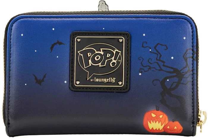 Outlet 😀 LOUNGEFLY Bats The Nightmare Before 🎄 Christmas: Jack House Pop! Glow | ZIP PURSE 🌟 7 Outlet 😀 LOUNGEFLY Bats The Nightmare Before 🎄 Christmas: Jack House Pop! Glow | ZIP PURSE 🌟 - Image 5
