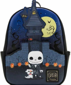 Best reviews of 🥰 LOUNGEFLY Bats The Nightmare Before 🎄 Christmas: Jack House Pop! | MINI 🎒 BACKPACK 🌟