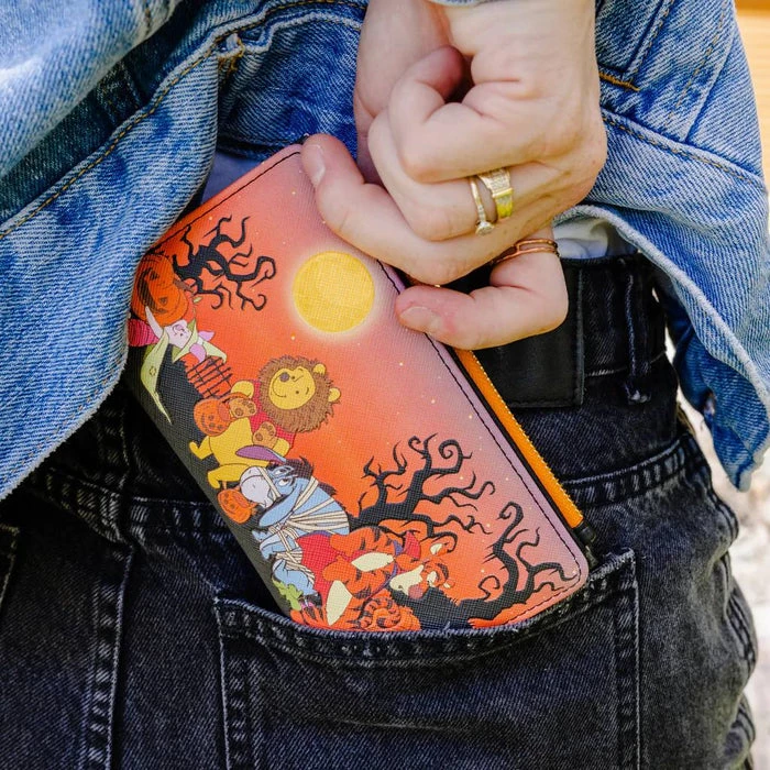 Hot Sale โค๏ธ LOUNGEFLY Disney Winnie The Pooh: ๐ง Halloween Group Glow | FLAP PURSE โ 6 Hot Sale โค๏ธ LOUNGEFLY Disney Winnie The Pooh: ๐ง Halloween Group Glow | FLAP PURSE โ - Image 4