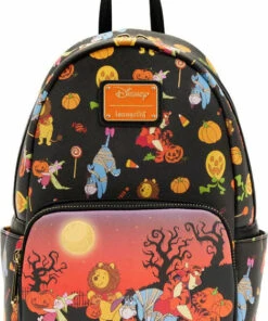 Deals 👍 LOUNGEFLY Winnie The Pooh: 🧛 Halloween Group Glow | MINI 🎒 BACKPACK 🛒