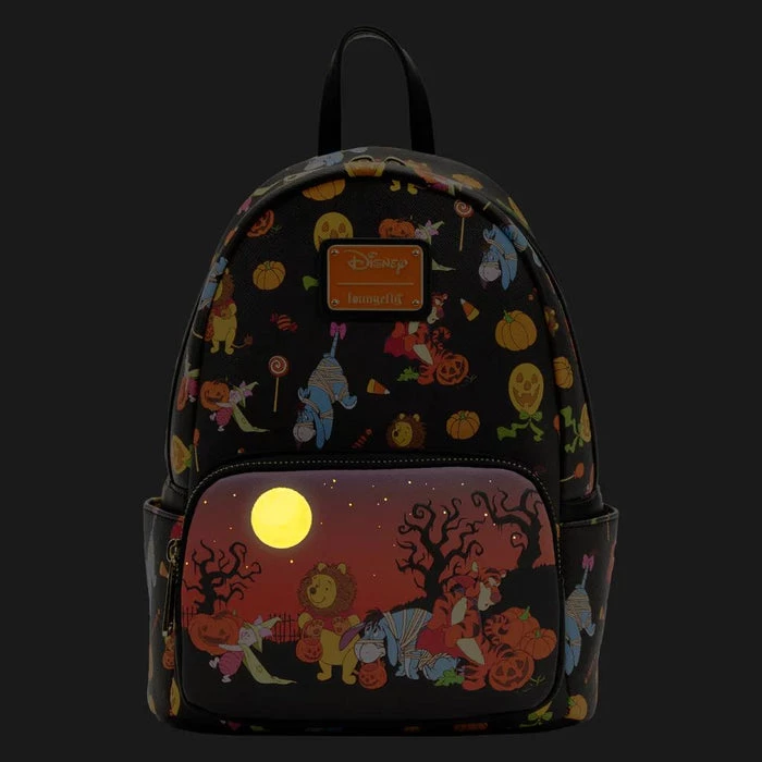 Deals π LOUNGEFLY Winnie The Pooh: π§ Halloween Group Glow | MINI π BACKPACK π 4 Deals π LOUNGEFLY Winnie The Pooh: π§ Halloween Group Glow | MINI π BACKPACK π - Image 2