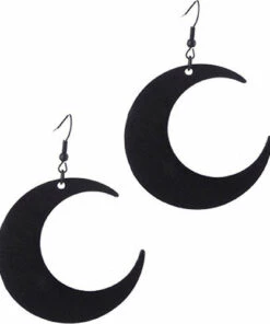 Cheap ❤️ RESTYLE Grunge Moon [Black] | EARRINGS 🛒
